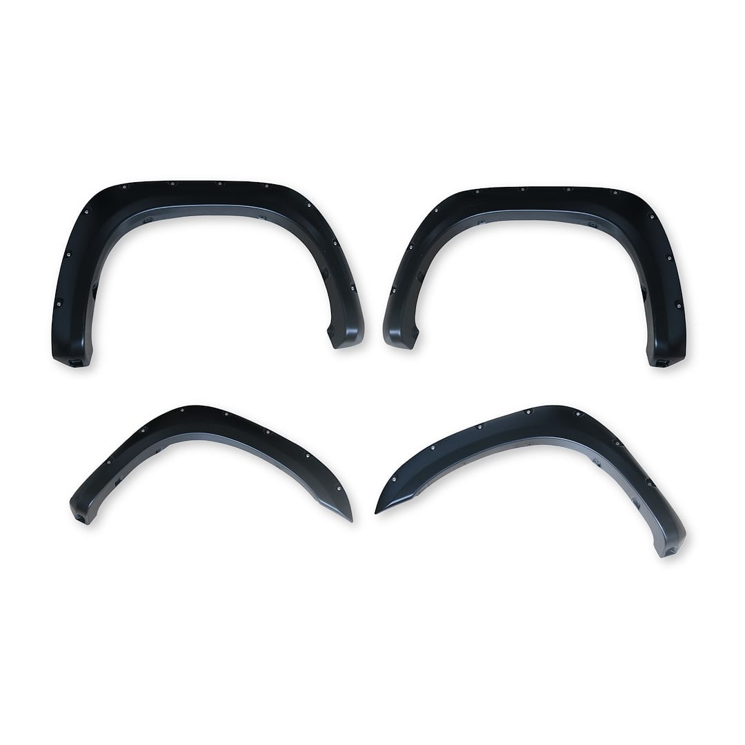 TrailFX Fender Flare - With Polished Stainless And Black Steel Rivets/ Stainless Hardware Kit