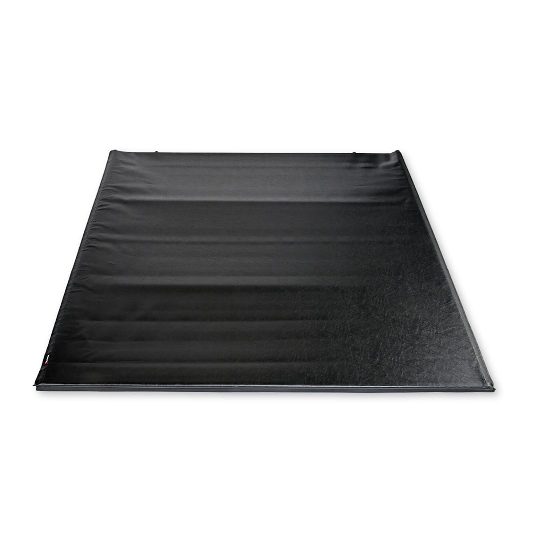 TrailFX Tonneau Cover - Soft Roll-Up Velcro (R) Lockable With Tailgate Lock Black Vinyl With Aluminum Rails