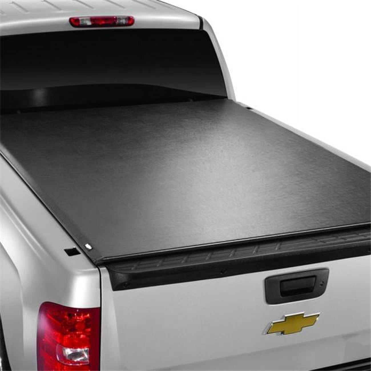 TrailFX Tonneau Cover - Black Vinyl With Aluminum Rails