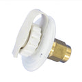 Inlet  Metal 2.75' Lf Wht