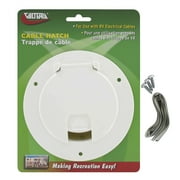 Cable Hatch Rnd Col Wh CD