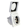 30A Inlet  White  Carded