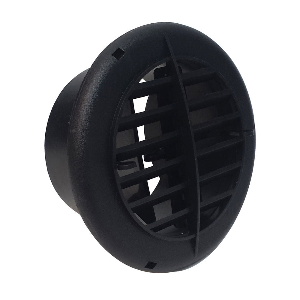 Round Register  Black