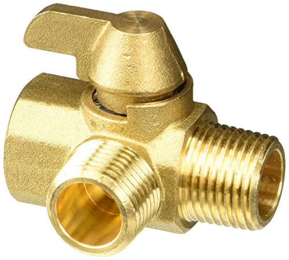 Div Valve Brass 1/2' Mxmx