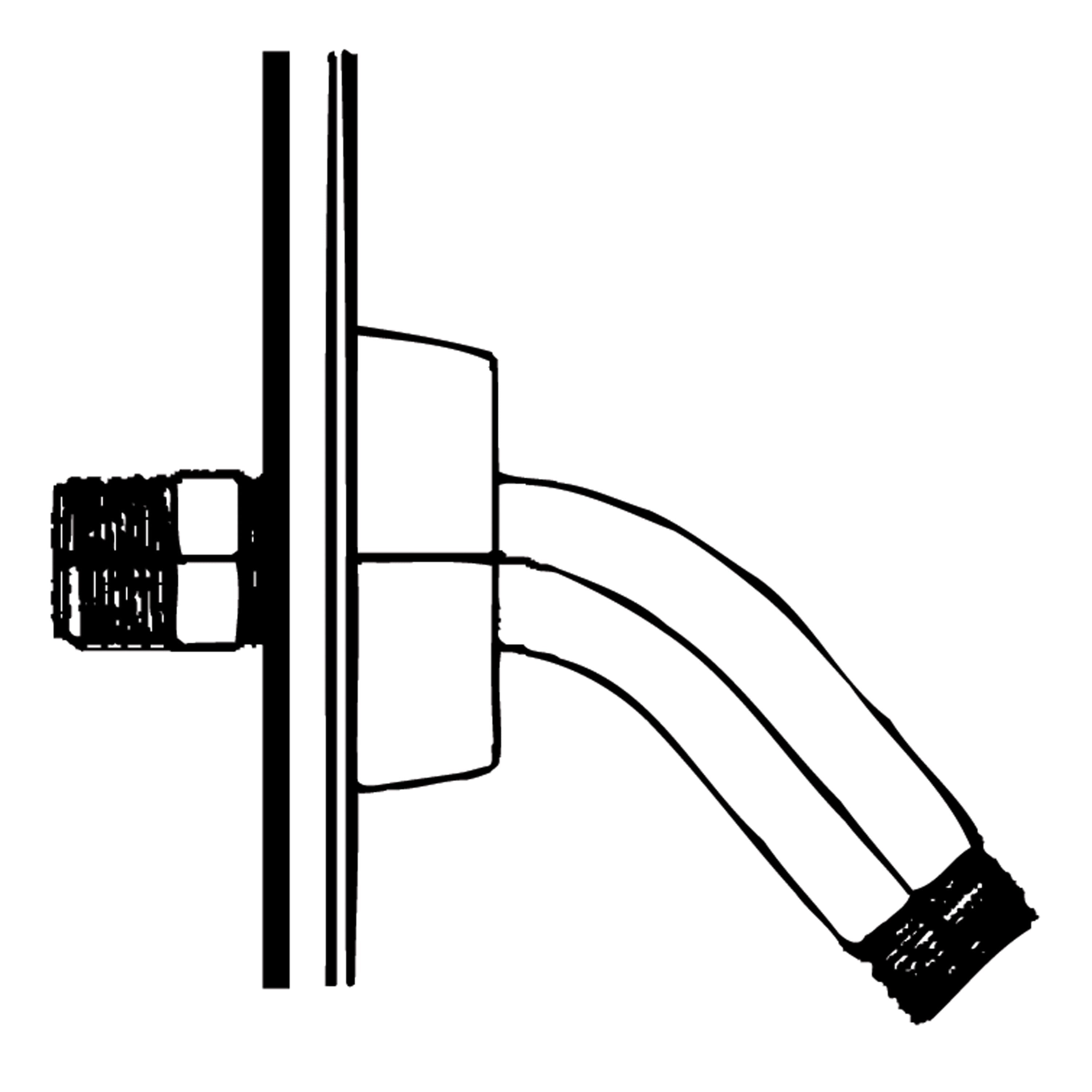 Shower Arm & Flange  ABS