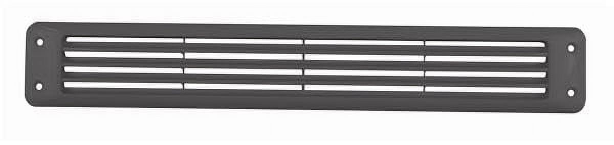 Vent-Black Flush Louvered