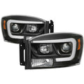 Version 2 Proj Headlights LT Bar Bl