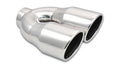 2.5' ID Dual 3.5' OD Round SS Tips