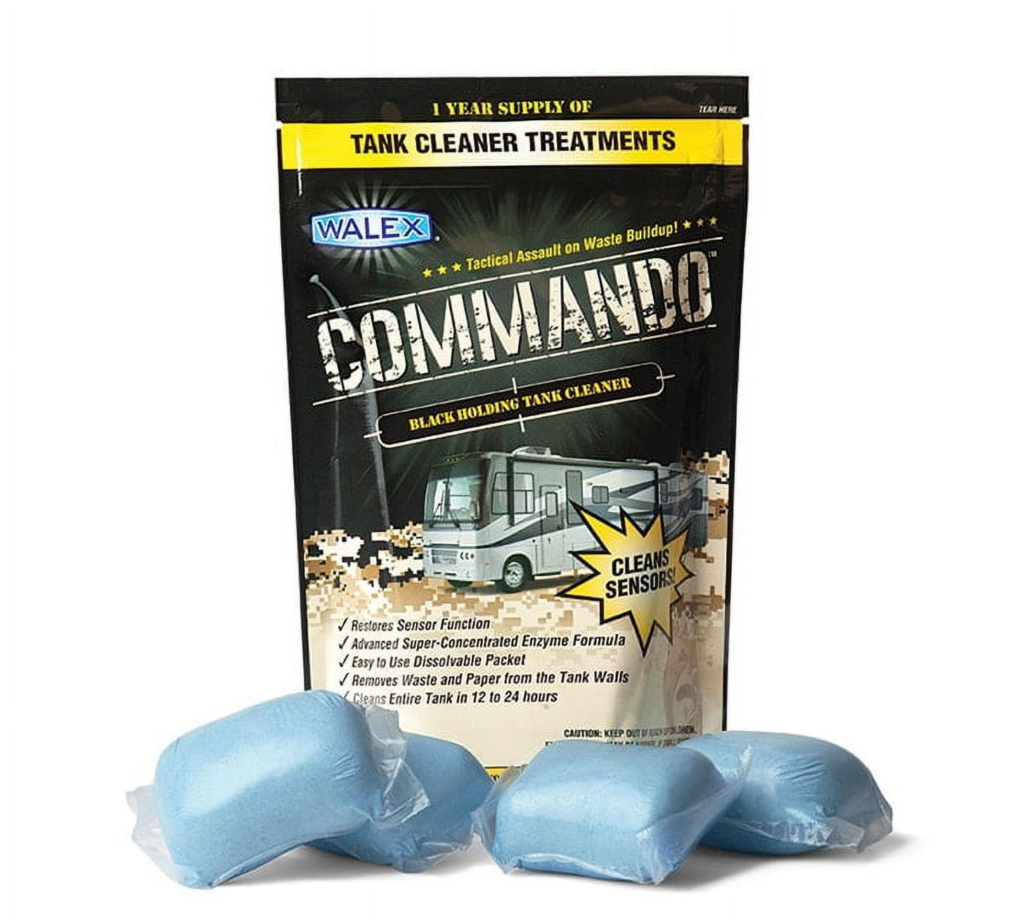 Commando-Black Tank Cleaner Retail