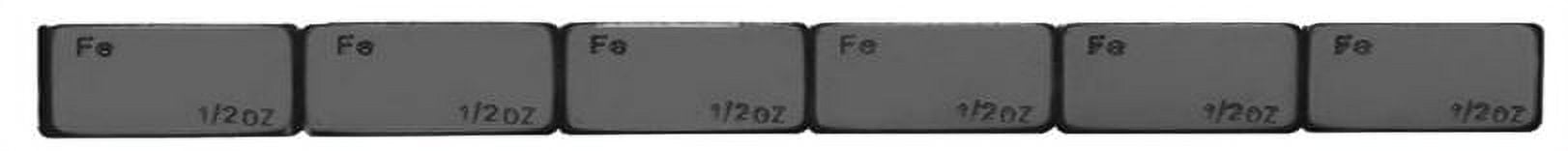 1/2OZ Black Whl Weights 48 Strips