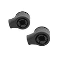 Blk Plastic End Fitting W/Snap