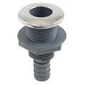 Pkgd. 316 S.S./Plastic 3/4" Thru-Hull w/Barb