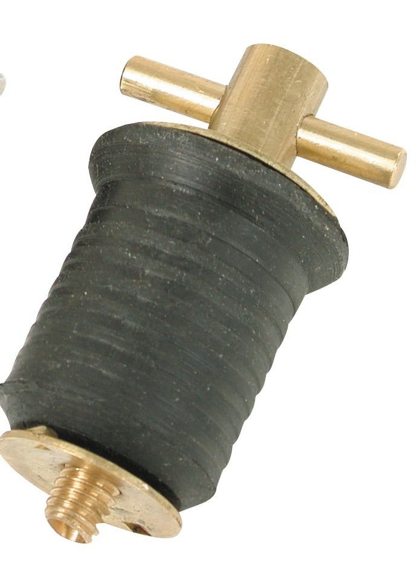 1-1/4' Brass Bailer Plug-Screw Type