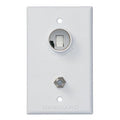 Outlet 12V/75 Ohm White