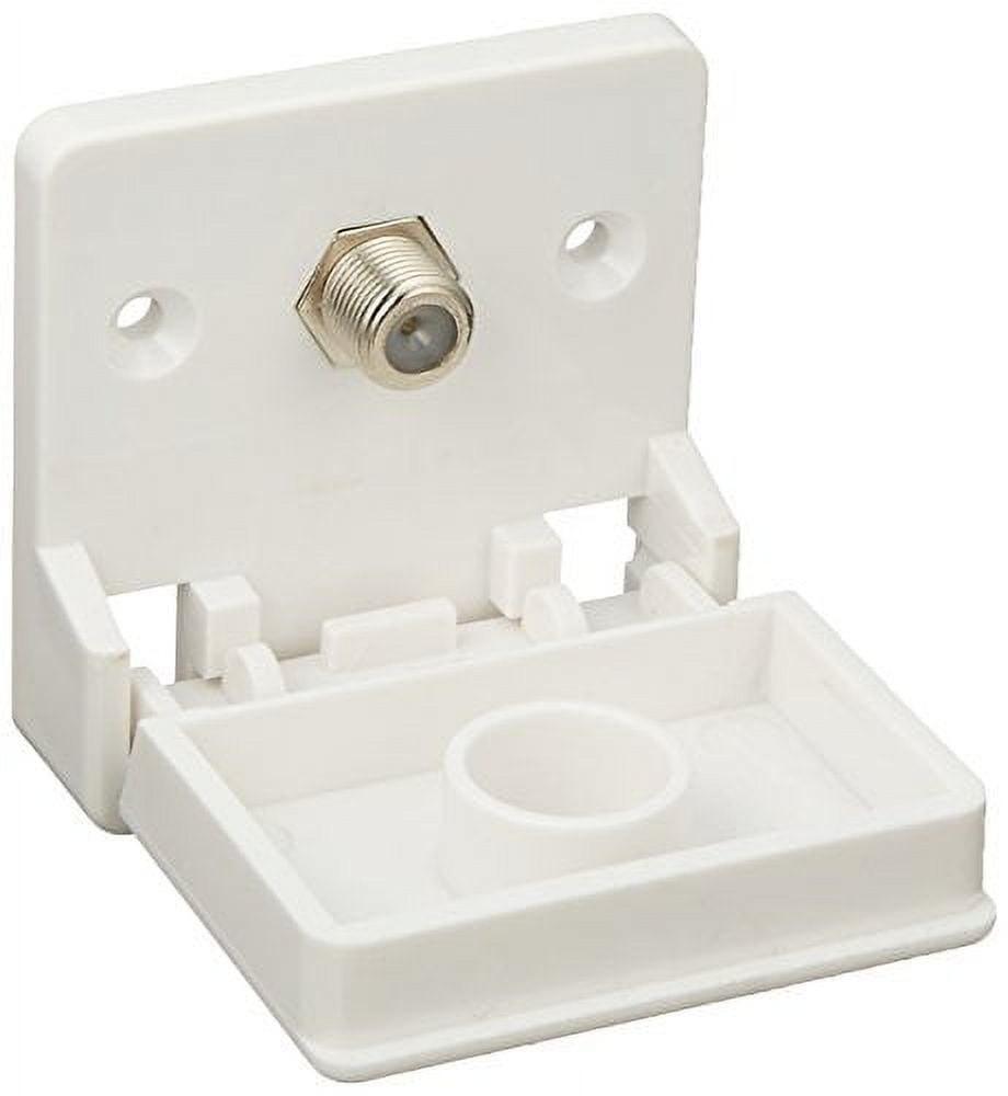 Outlet W/Cvr 75 Ohm Wht