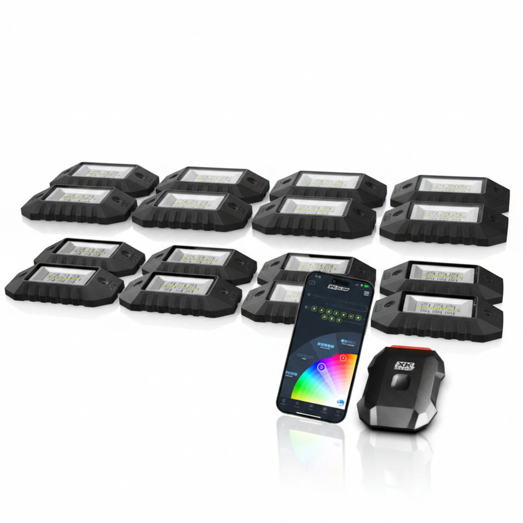 Xkmax Rgbw 8PC LED Rock