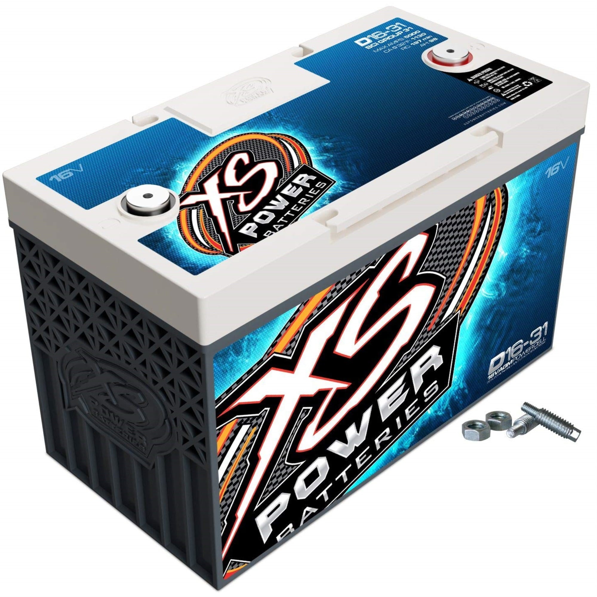 16V Bci Group 31 Agm Battery  Max a