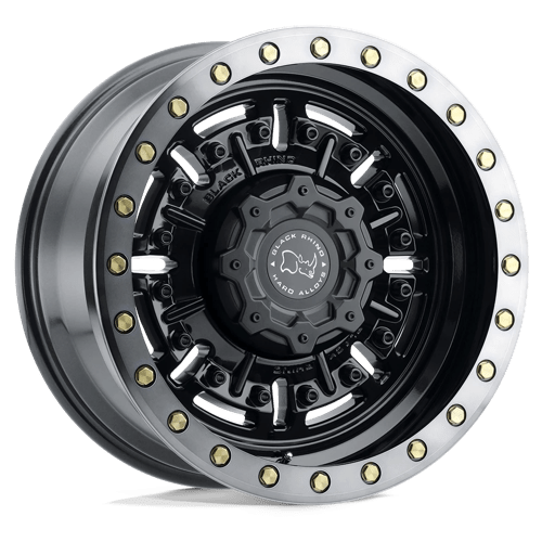 Black Rhino Hard Alloys BR ABRAMS 18X9.5 6X114 +12 76 G-BLK DDT