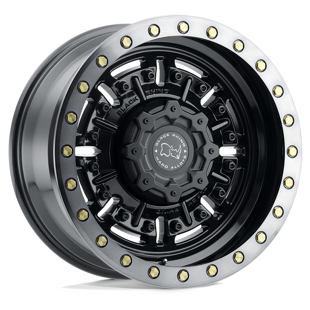 Black Rhino Hard Alloys BR ABRAMS 18X9.5 6X114 +12 76 G-BLK DDT