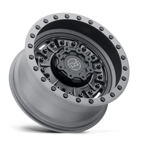 Black Rhino Hard Alloys BR ABRAMS 17X8.5 6X139 +0 112 TXT M-GM