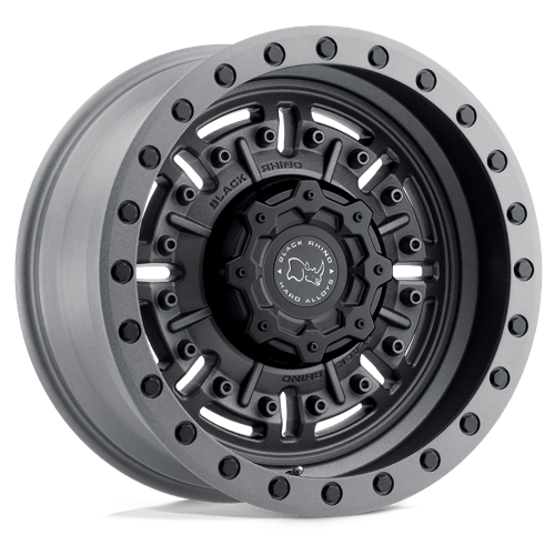 Black Rhino Hard Alloys BR ABRAMS 18X9.5 5X127 -18 71 TXT M-GM