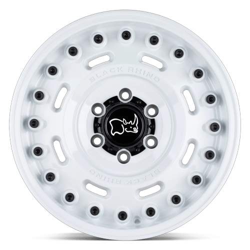Black Rhino Hard Alloys BR AXLE 17X9.5 6X139 -18 112 G-WHITE