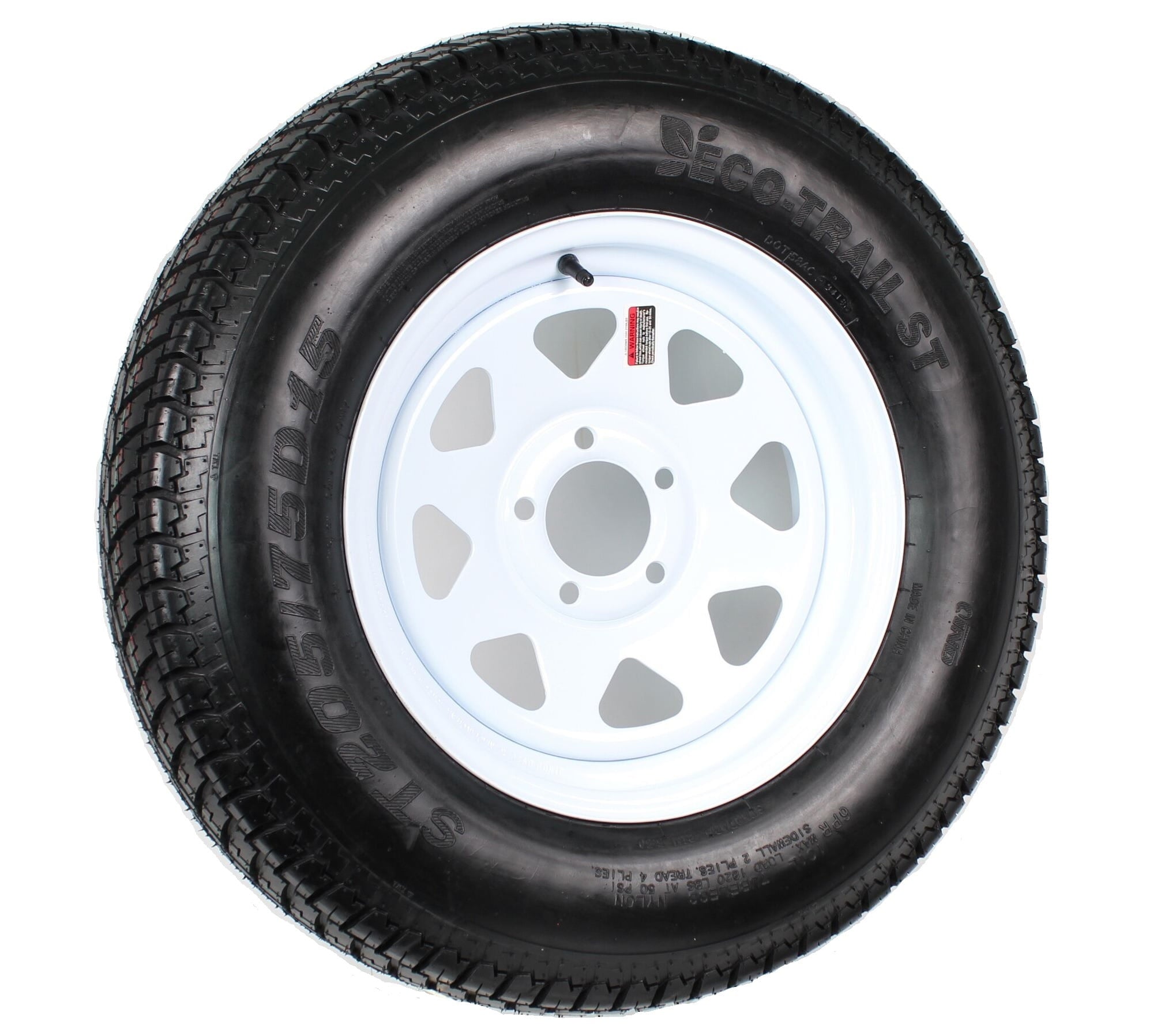 205/75D15 C/5H Spk Wh Str