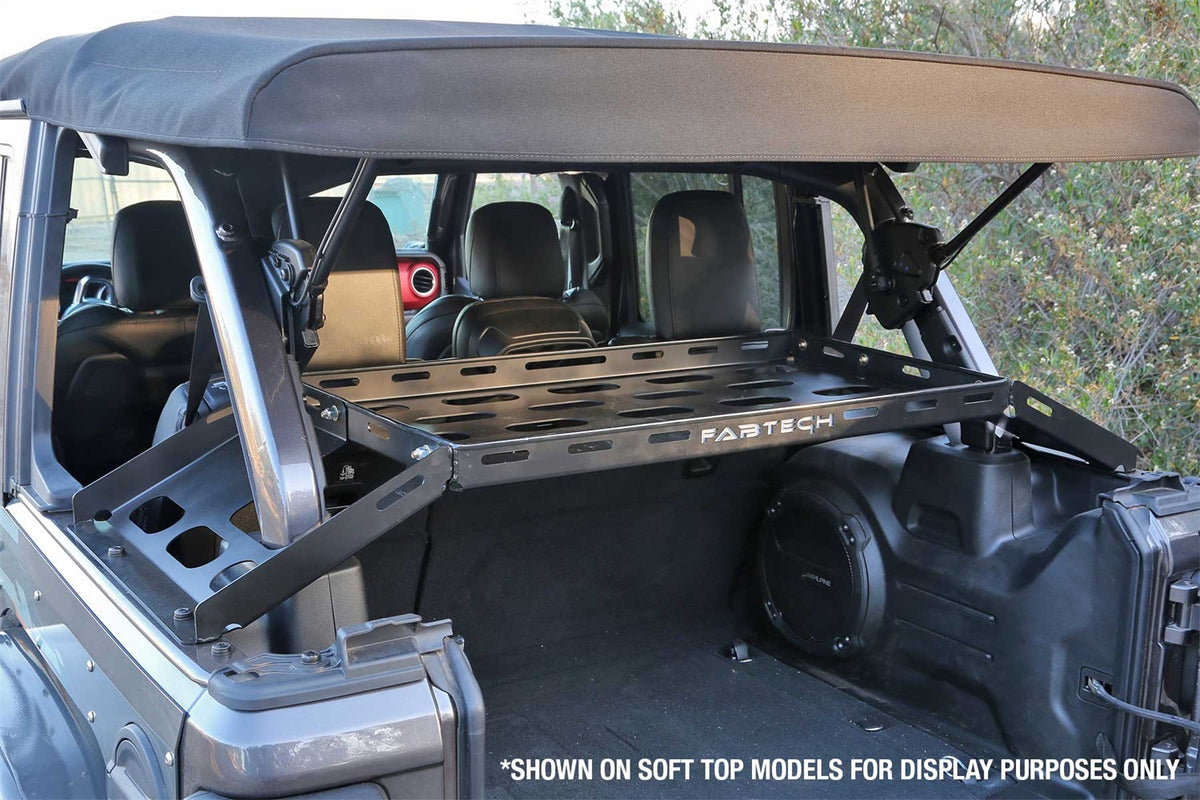 Fabtech Deck Lid Rack – 3 Piece Construction, 150 lbs. Capacity (PN FTS24211)