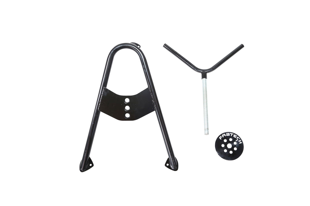 Fabtech Spare Tire Carrier – Angled Spare Tire, Black (PN FTT10002BK)