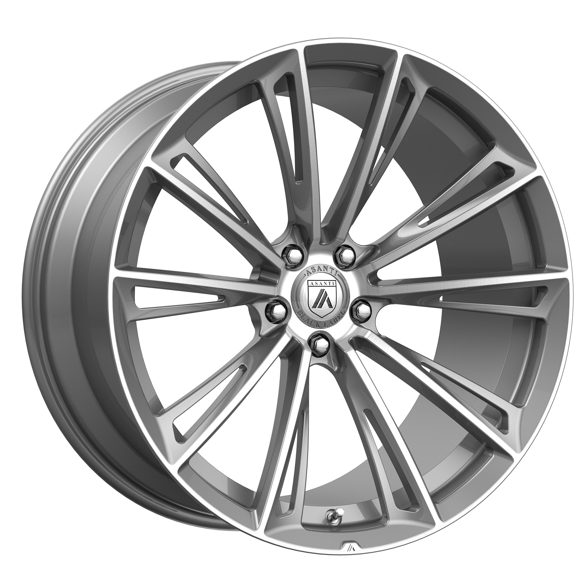 Asanti Black CORONA 22X9 5X120 74 +32 TITAN-BRUSH