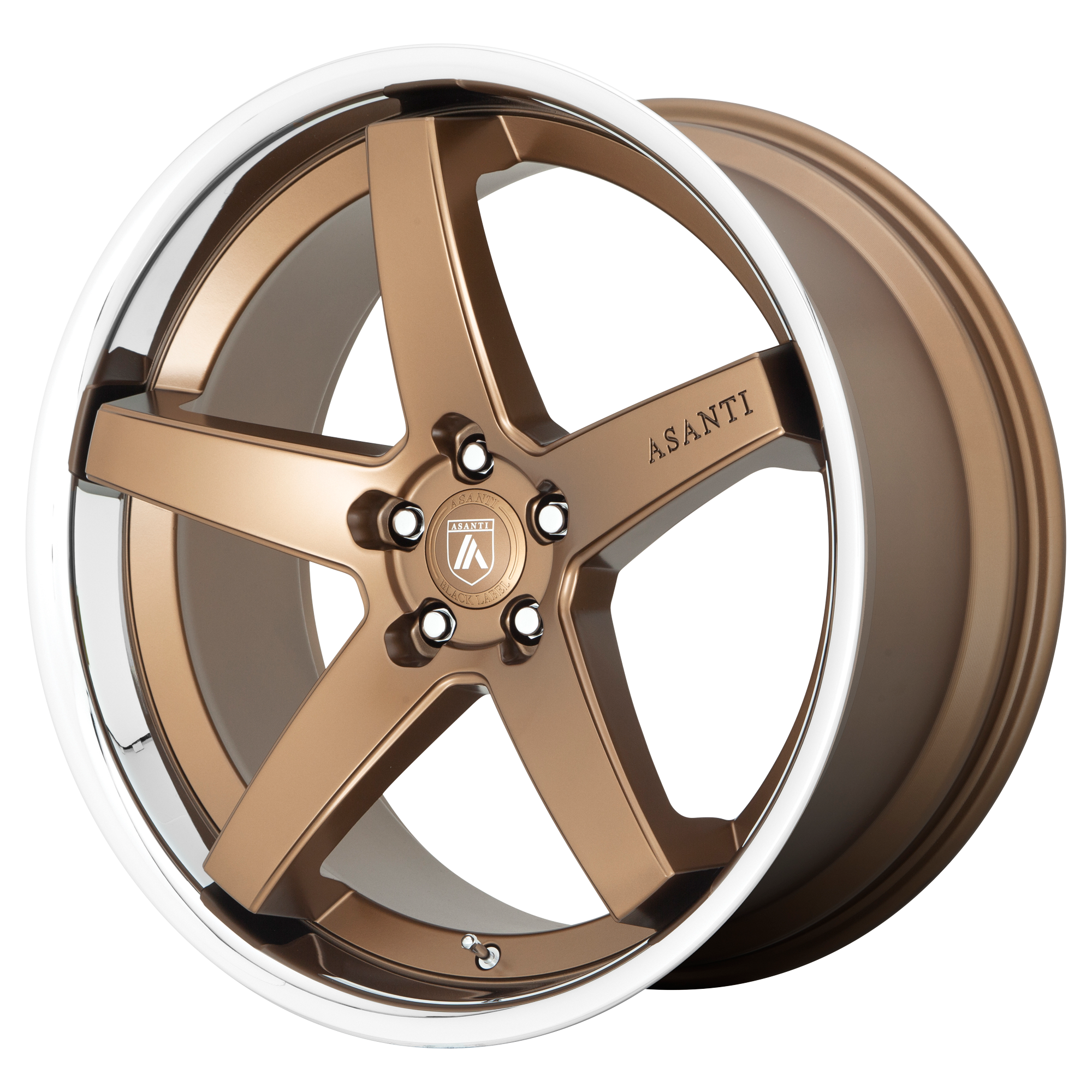 Asanti Black REGAL 22X10.5 5X4.5 72 S-BRZ CHR-LP +35