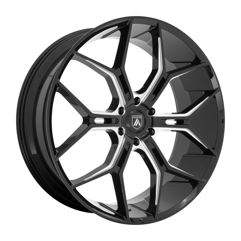 Asanti Black ABL38 24X10 6X5.5 G-BLK MILL 20MM