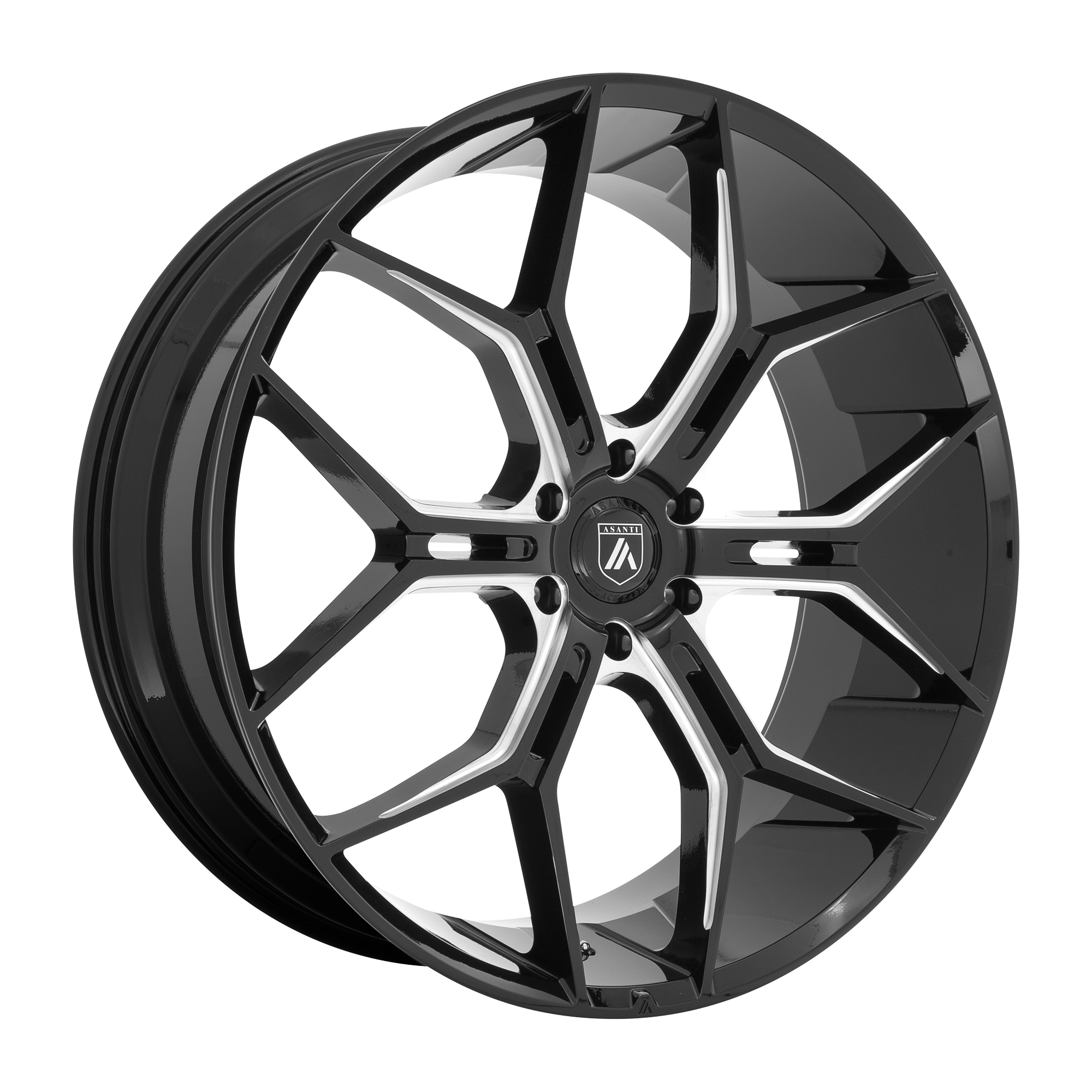 Asanti Black ABL38 24X10 6X5.5 G-BLK MILL 20MM