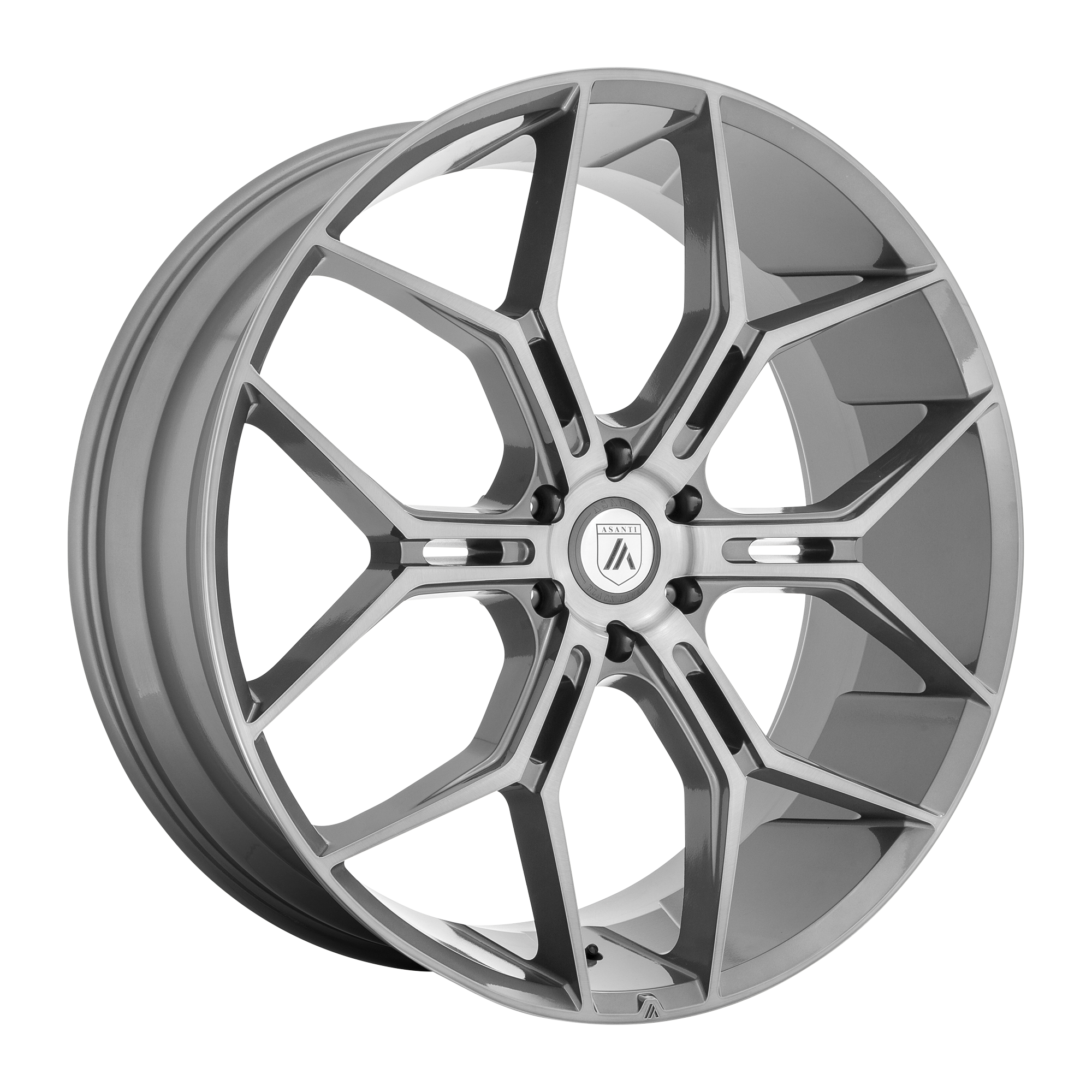 Asanti Black ABL38 22X9.5 6X135 TITAN BRUSH 38MM
