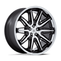 Asanti Black IMPERATOR 22X10.5 5X120 72 +38 GBLK MACH