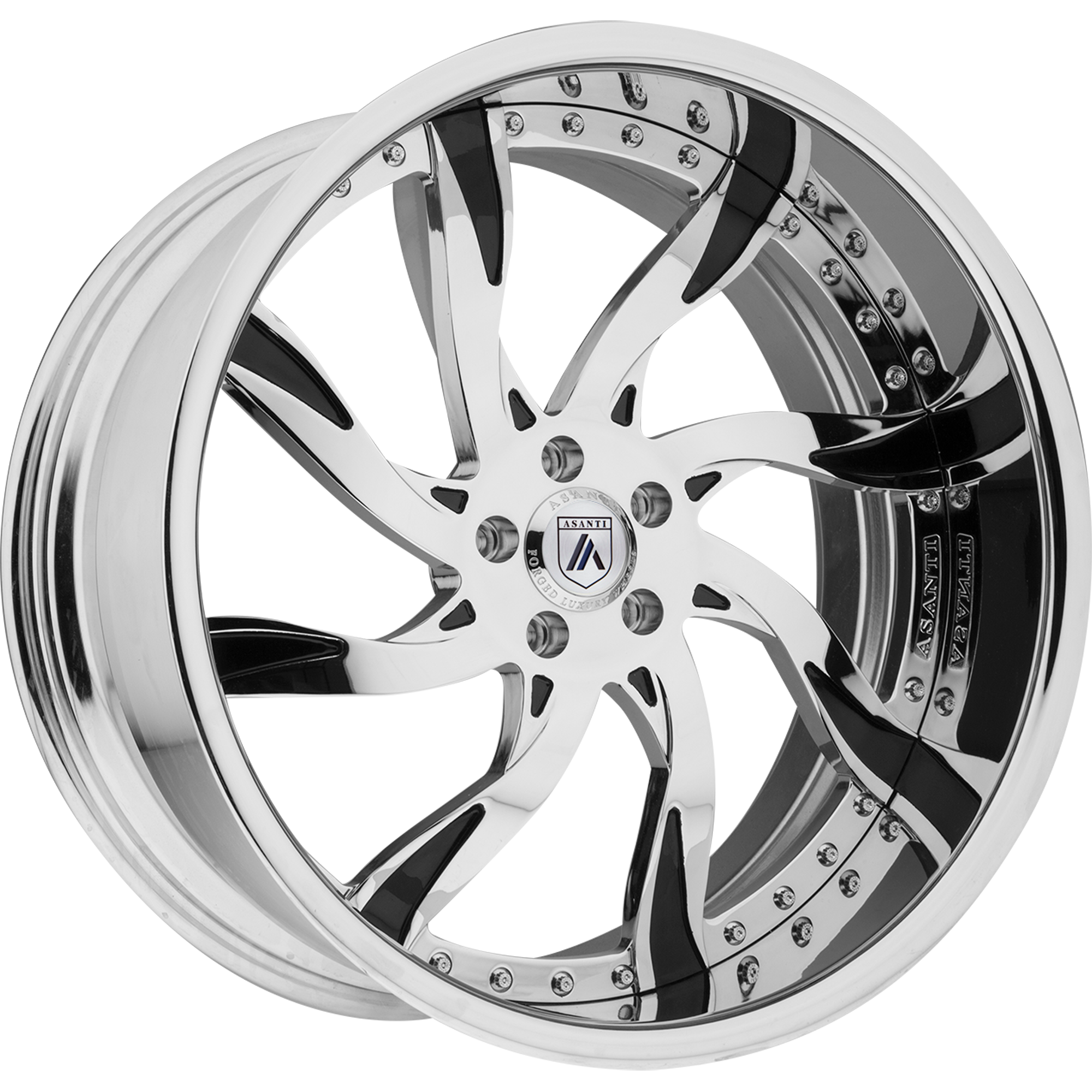 Asanti Forged AF841 MONO 24X10 5X4.75 -6 BRUSHED RIGHT