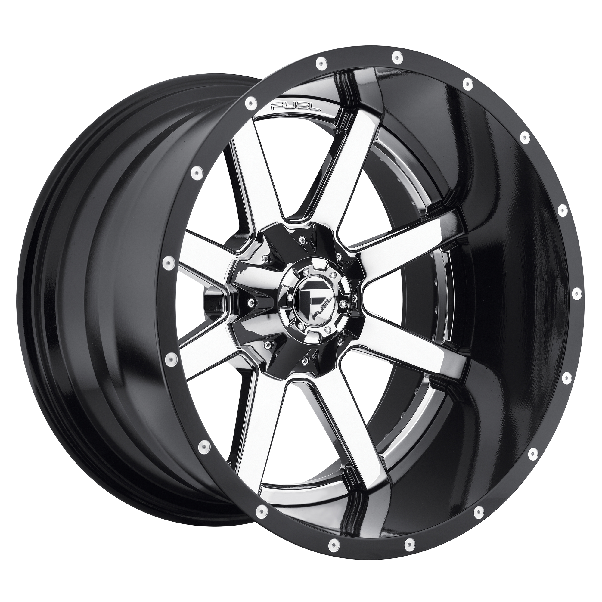 Fuel 1PC Maverick 22X8.25 8X200 142 Pgb FR +127