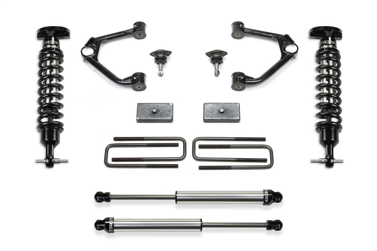 Fabtech Suspension Lift Kit – 3" Performance Lift System w/Shock, 3 in. Lift, Incl. PN [FTS21268/FTS21256/FTS811452] (PN K1126DL)