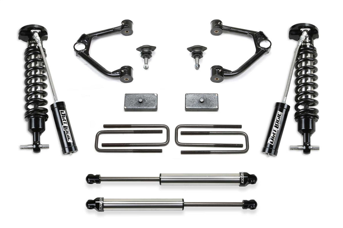 Fabtech Suspension Lift Kit – 3.5 in. Lift, Incl. PN [FTS21268/FTS21257/FTS811452] (PN K1127DL)