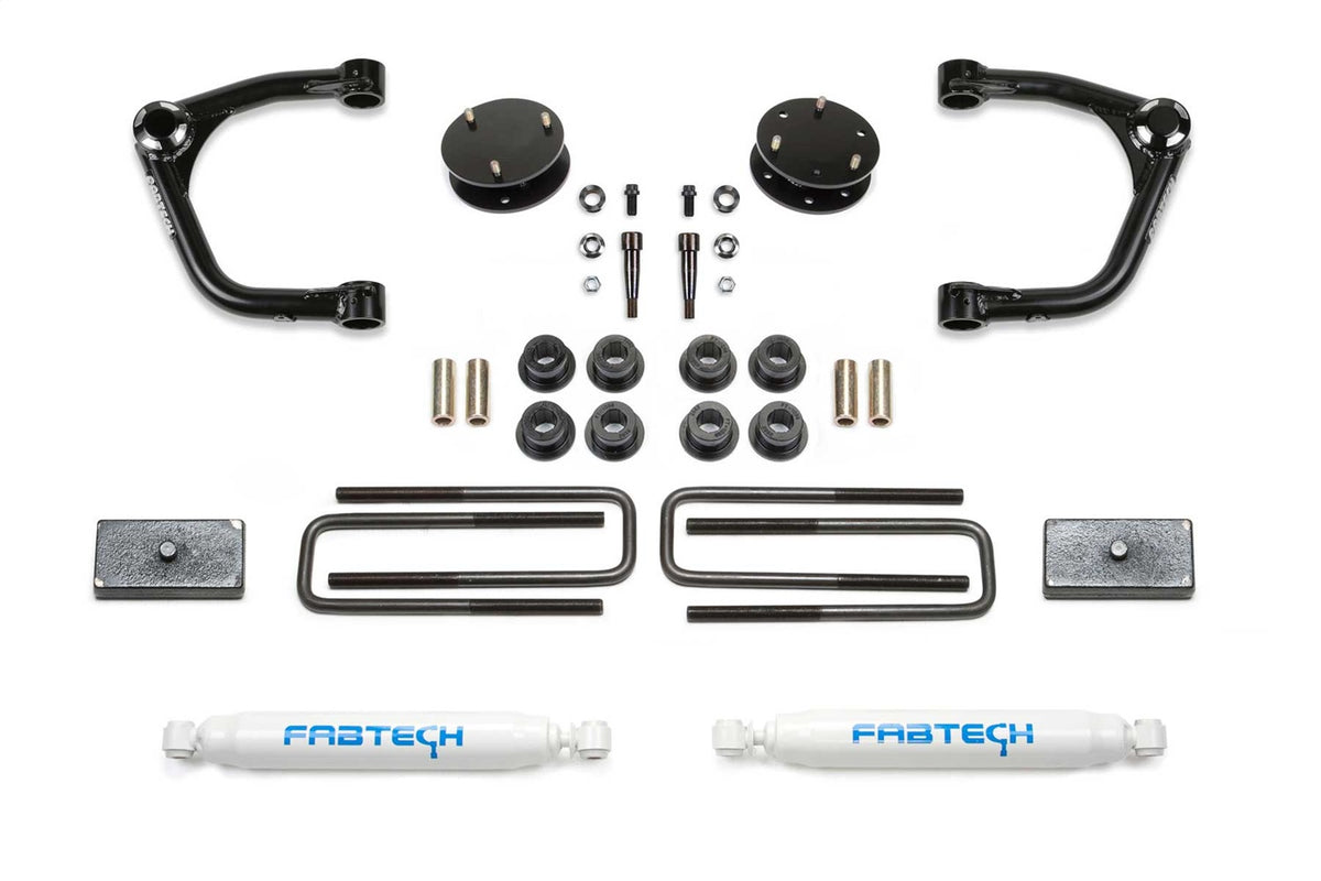 Fabtech Suspension Lift Kit – 3.5 In. Lift, Rear, Incl. Performance Shocks (PN K1129)