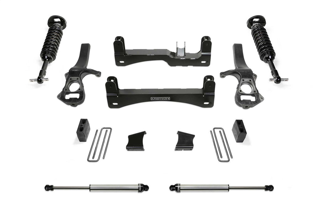 Fabtech Suspension Lift Kit – 6 in. Lift, w/Front Dirt Logic 2.5 Coilovers, Rear Dirt Logic 2.25 Shocks (PN K1150DL)