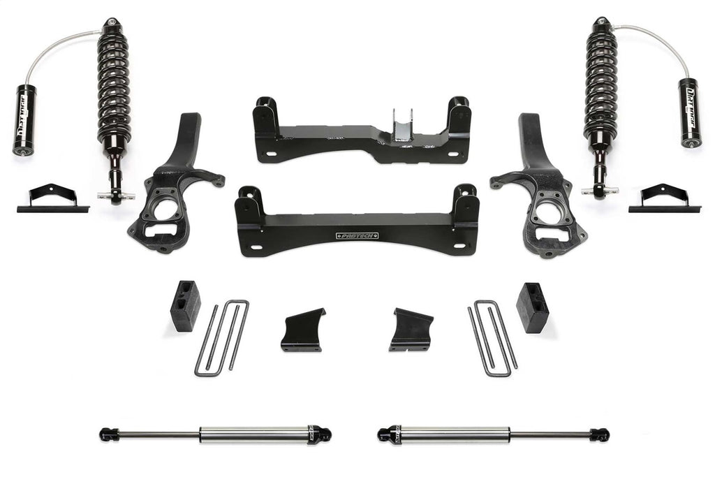 Fabtech Suspension Lift Kit – 6 in. Lift, w/Front Dirt Logic 2.5 Resi Coilovers, Rear Dirt Logic 2.25 Shocks (PN K1151DL)