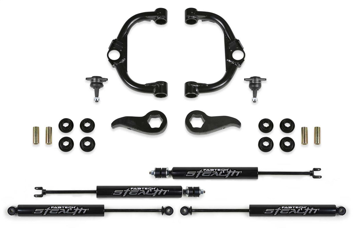 Fabtech Suspension Lift Kit – 3.5 in. Lift, Stealth, For PN[FTS21276/FTS6341/FTS6019] (PN K1157M)