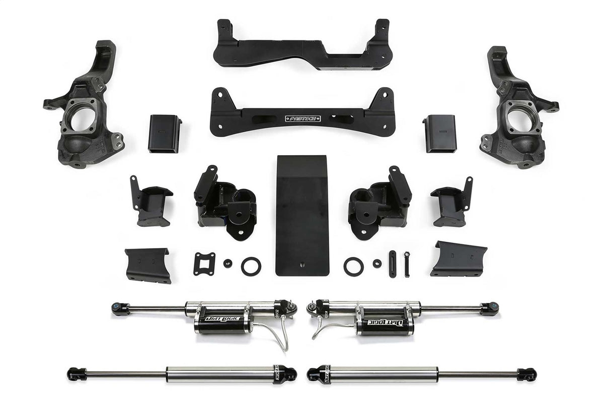 Fabtech Suspension Shock Absorber – Front And Rear, 6 in. Lift, For PN[FTS21277/FTS21278/FTS21279/FTS801552D/FTS801552P/FTS811562] (PN K1160DL)