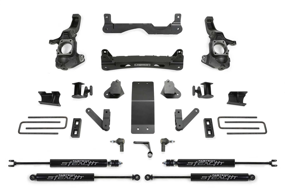 Fabtech Suspension Lift Kit – 4 in. Lift, w/Stealth Shocks (PN K1200M)