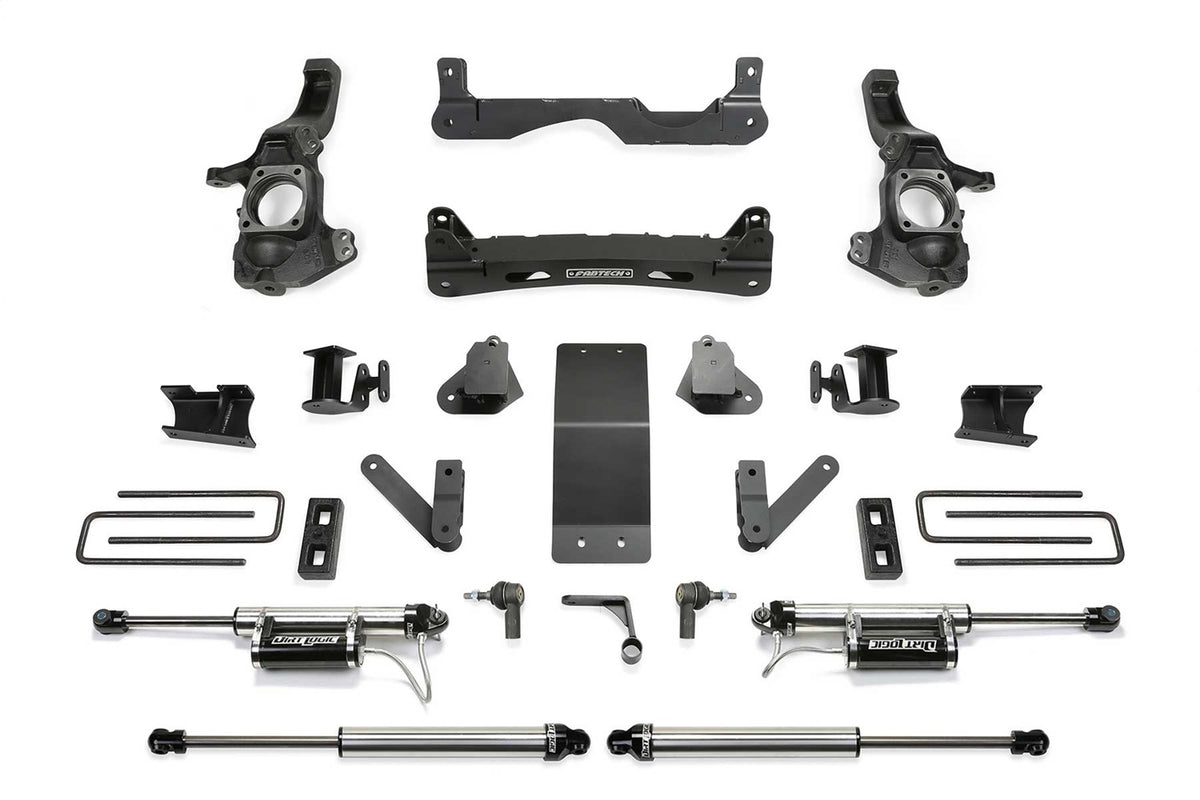 Fabtech Suspension Lift Kit – 4 in. Lift, w/Dirt Logic 2.25 Resi Shocks (PN K1201DL)