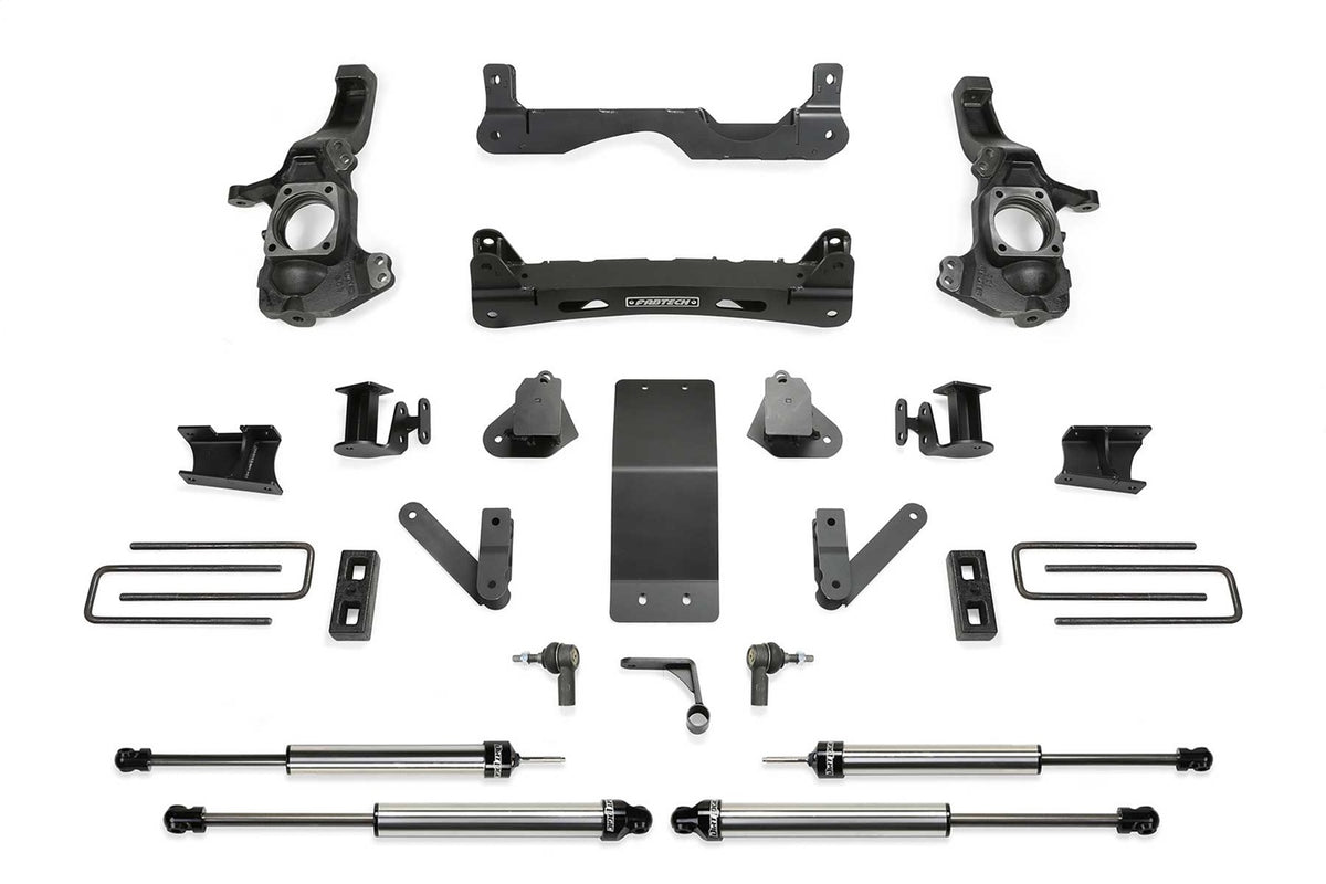 Fabtech Suspension Lift Kit – 4 in. Lift, w/Dirt Logic 2.25 Shocks (PN K1202DL)