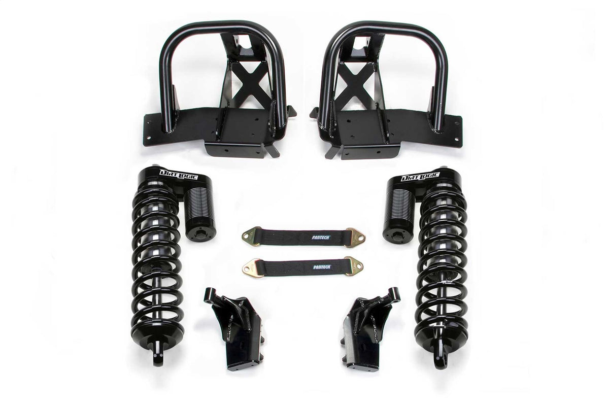 Fabtech Suspension Lift Kit – w/DLSS Shocks, 6 in. Lift, Incl. Coilover Hoops (PN K2135DL)