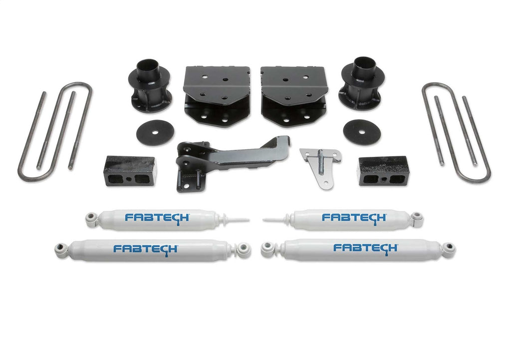 Fabtech Suspension Lift Kit – w/Performance Shocks, 4 in. Lift (PN K2160)