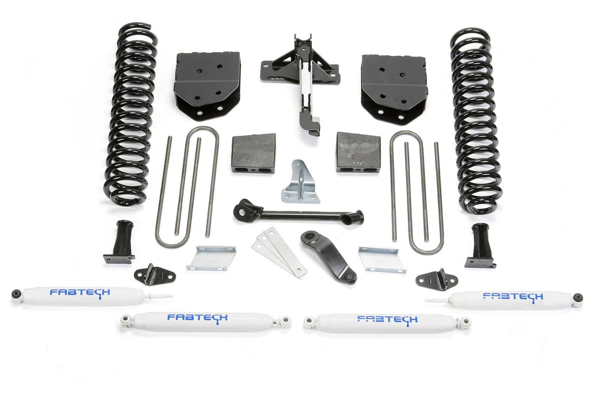 Fabtech Suspension Lift Kit – 4 in. Lift, w/Performance Shocks (PN K2210)